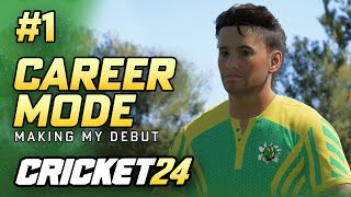 CRICKET 24 CAREER MODE #1 - CLUB CRICKET DEBUT screenshot 5