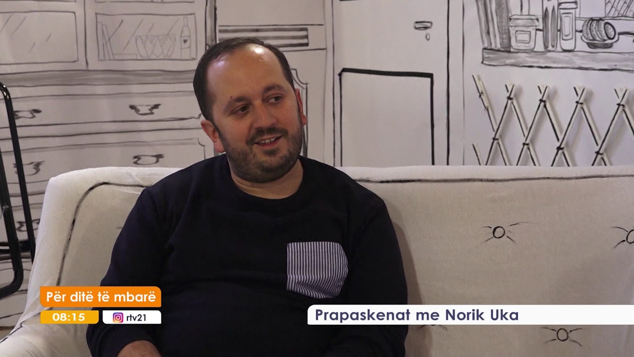 Për ditë të mbarë - Prapaskenat me Norik Uka 08.04.2019 newspaper mockup