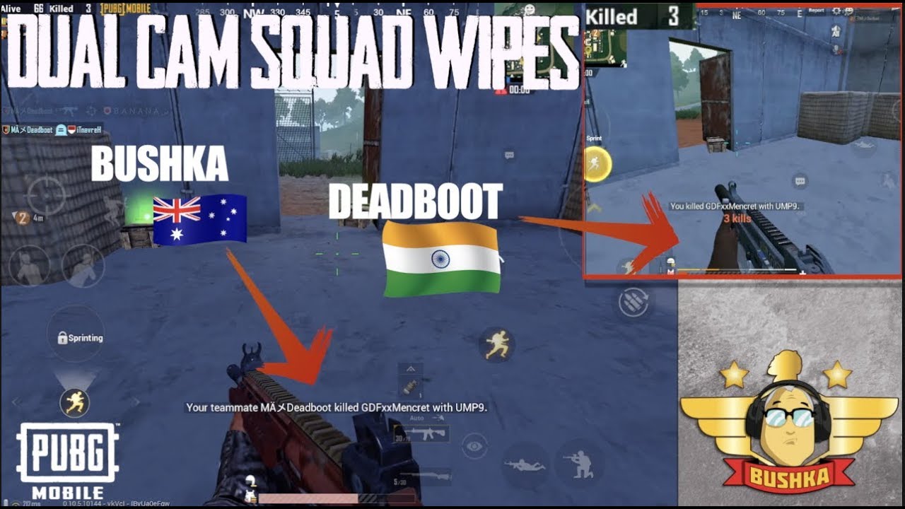 DUO VS SQUAD TACTICS PUBG MOBILE BUSHKA u0026 DEADBOOT - YouTube