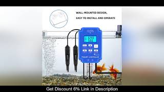 ▶️ PH-803W Wifi Monitoring Digital PH&ORP Controller BNC Probe Water Quality Tester for Hydroponics