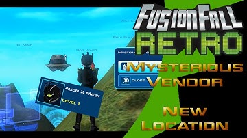 Mysterious Vendor new Alien X Mask - New Location! - FusionFall Retro