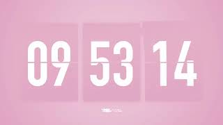 10 Hours Countdown Flip Clock Timer   Simple Beeps 🌸🔔