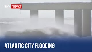 US Coastal flooding swamps Atlantic City