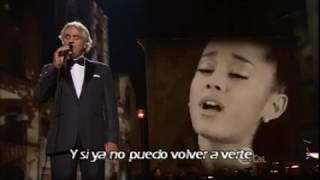 E Piu Ti Penso- Andrea Bocelli &amp; Ariana Grande (Sub. Español)