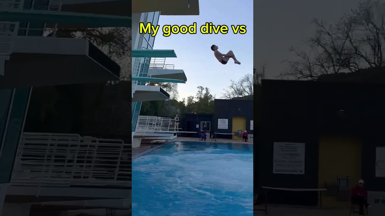 Good dive vs bad one