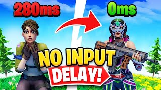 How to get ZERO INPUT DELAY & BETTER FPS in Fortnite!  (Get Lower Latency)