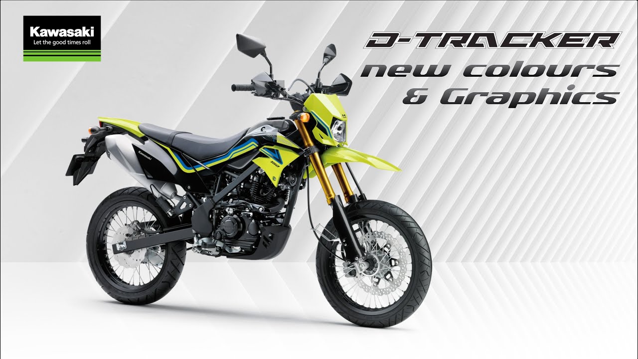 Kawasaki D-Tracker 150 New Colours & Graphics - YouTube