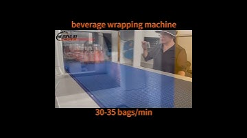 beverage,mineral water heat shrink wrapping machine #packingmachine #factory #machine #packaging