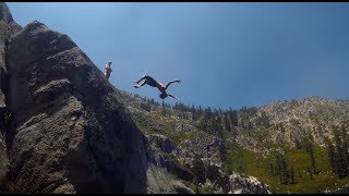 ANGORA LAKE CLIFF JUMPING