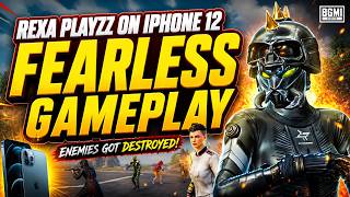 FEARLESS GAMEPLAY⚡️| FASTEST 4 FINGER PLAYER | 60 FPS PLAYER 💀 IPHONE 12⚡️