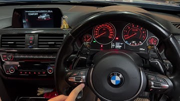 M1&M2 buttons retrofit on F30 320i LCI