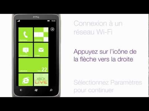 HTC 7 Surround - Connexion à un réseau Wi-Fi