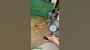 Hose burst pressure test # burst testing # hose testing