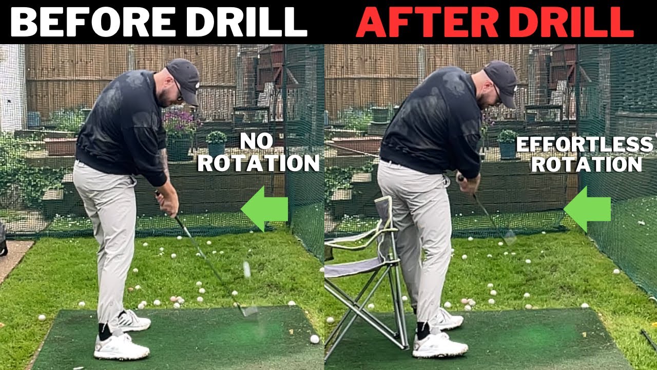 I Couldn't Rotate In The Downswing Until I Found This Drill - YouTube