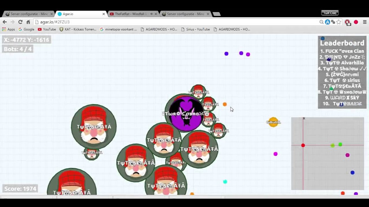 Agario Playing With Teaming {TwT Scata}Op Team