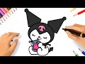 HOW TO DRAW KUROMI ????
