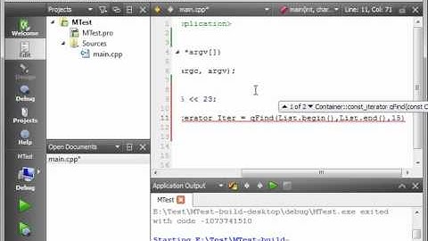 C++ Qt 46 - qFind Algorithm