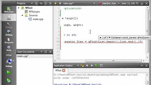 C++ Qt 46 - qFind Algorithm