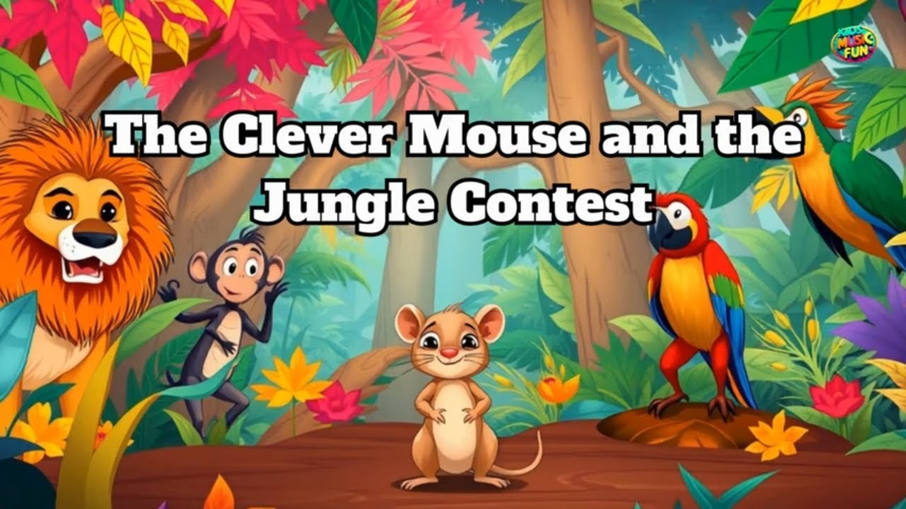 The Clever Mouse and the Jungle Contest | Kids' Story about Teamwork ...