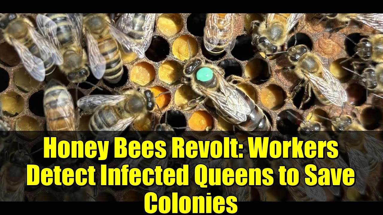 Honey Bees Revolt: Workers Detect Infected Queens to Save Colonies