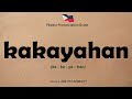 How to Pronounce KAKAYAHAN | Filipino-English Translation | Speak Tagalog Fluently Mp3 Song