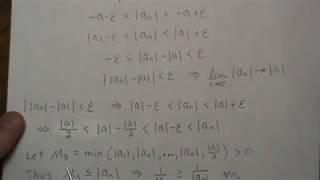 bounds on a convergent sequence of real numbers