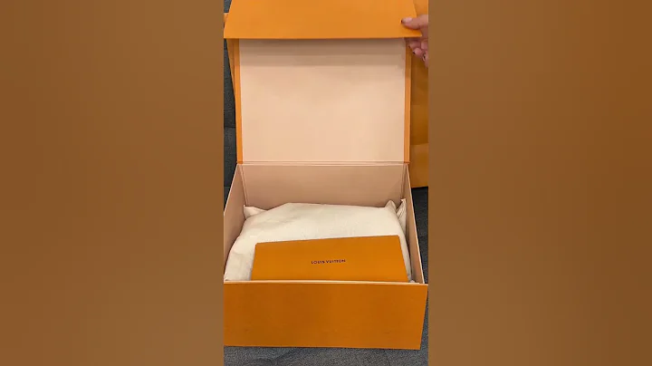 Asmr /unboxing my new Louis Vuitton bag 🧡#unboxing #asmr #shorts