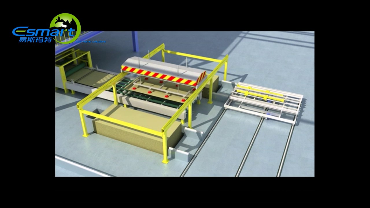 3D Video of E-Smart Magnesium Mineral Board Production Line