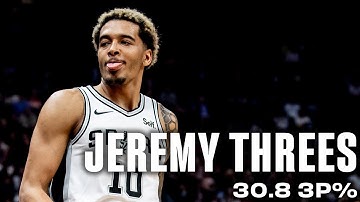 Jeremy Sochan Top 3 pointers of the 2023-24 Season!