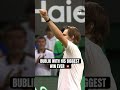 Bublik got him this time 😉 #tennis #bublik #sinner #halle