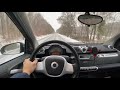 Smart Fortwo 451 CDi 2011 on Snow Pov