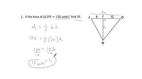 Geo6 - Find A Missing Dimension Given Area