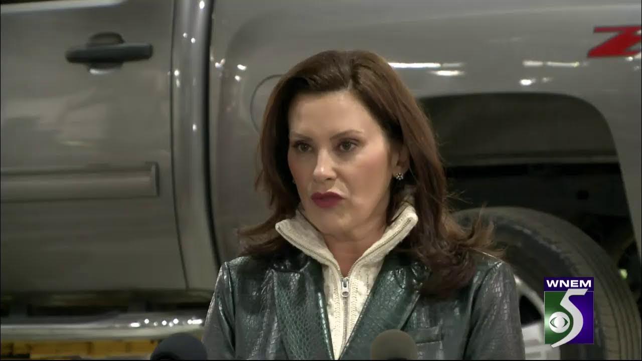 Gov. Whitmer highlighting auto refund checks YouTube