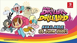 Mr DRILLER DrillLand - Announcement Trailer - Switch/PC