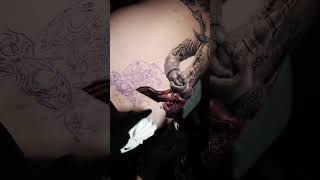 Victoria Lee Tattoo | Buddha Black and Grey Realism #shorts #tattoo