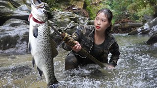 Skills, catching catfish in streams, survival skills, survival alone