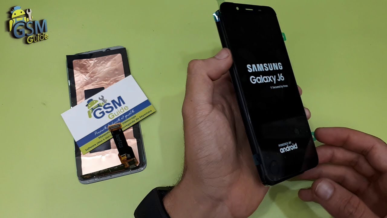Samsung j6 2018 Lcd Screen Repair Replacement - GSM GUIDE - YouTube