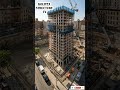 Skyscraper Rising in Minutes 😱 Full Construction Timelapse from Ground to 100 Floors! #viral #shorts