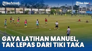 Melihat Gaya Latihan Manuel Cascallana Asisten Luis Milla di Persib Bandung
