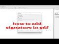 How To Add Signature In Pdf | Pdf Me Signature Kaise add Kare | FREE Options to Sign PDF