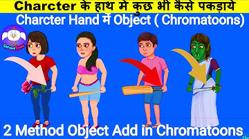 How To Add Custom Objects In Chroma Toons | Croma Toons Charecter ko Custom item kaise पकड़ाए