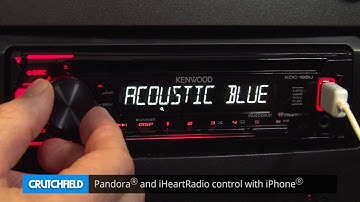 Kenwood KDC-168U Display and Controls Demo | Crutchfield Video