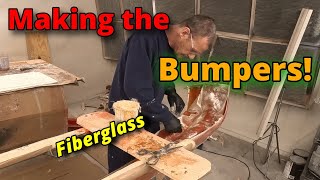 OTF Garage EP 72 part 2 | Making Fiberglass Bumpers | from the | Fiberglass Molds | we made in pt1 by Over the fender garage 1,015 views 3 months ago 49 minutes