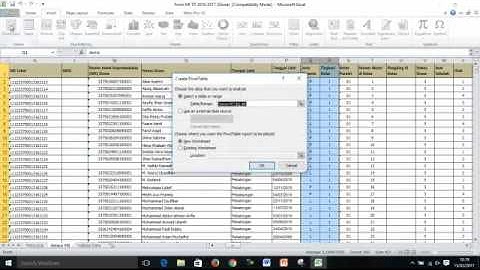 Pivot Tabel untuk Menghitung Rekap Siswa Per Kelas Berdasarkan Jenis Kelamin