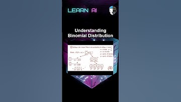 Understanding Binomial Distribution #ai #artificialintelligence #machinelearning #aiagent