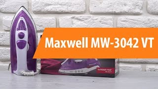 Распаковка утюга Maxwell MW-3042 VT / Unboxing Maxwell MW-3042 VT