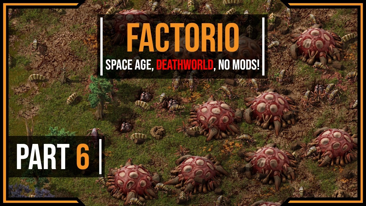 Factorio Space Age - Episode 6 - A bigger base! (Deathworld, no mods ...