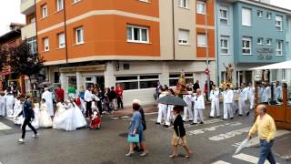 Procesión Marinera con motivo del día de San Juan. 24/6/2016. San Juan de la Arena. Asturias.