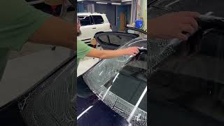 Тонировка заднего полукруга для BMW G20🔥 #детейлингцентр #detailing #тонировка