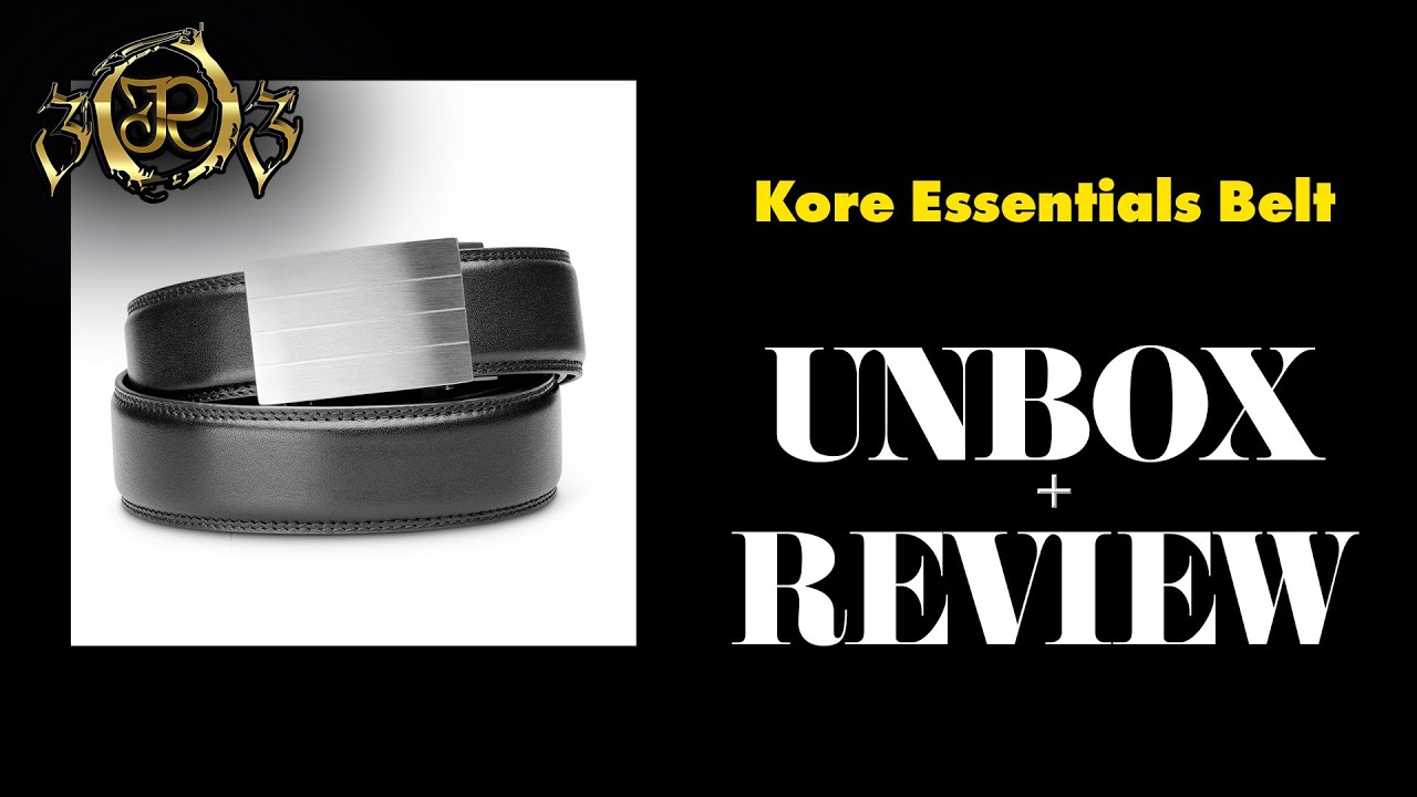 Kore Essentials Belt: Unbox & Review PART 1